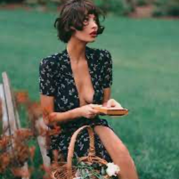 The Kooples Black and White Midi Dress - Picture 2 of 8